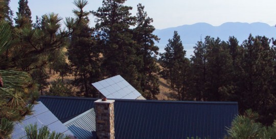6 KW Solar Array on Wildhorse Island in Flathead Lake near Polson, MT