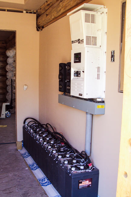 Magnum Power Inverter and Batteries for Off Grid System in Lincoln, MT