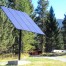 Pole Top Solar Array in Eureka, MT
