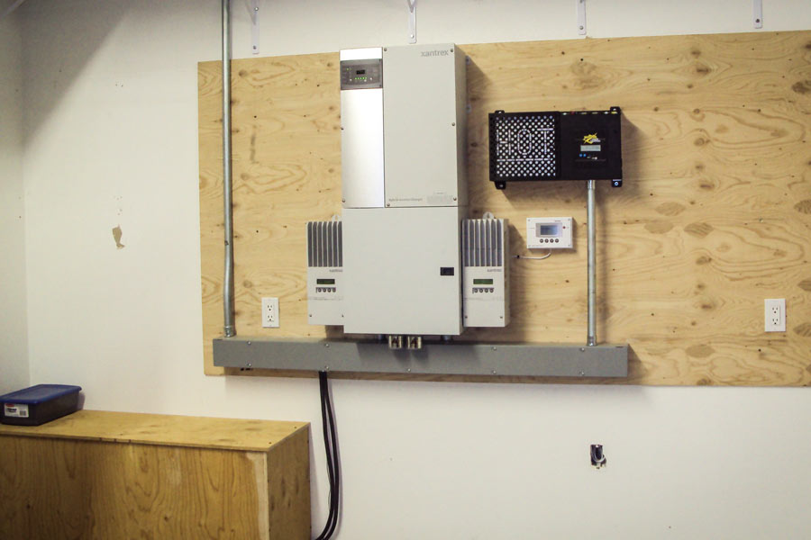 XW Series Grid Tied Inverter and Whisper Wind Controller with Battery Backup in Ronan, MT